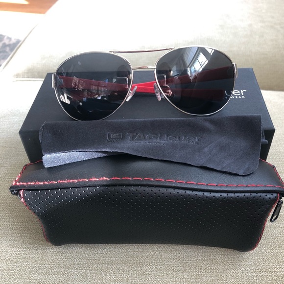 Tag Heuer Accessories - NWOT Tag Heuer Avant Garde Aviator sunglasses